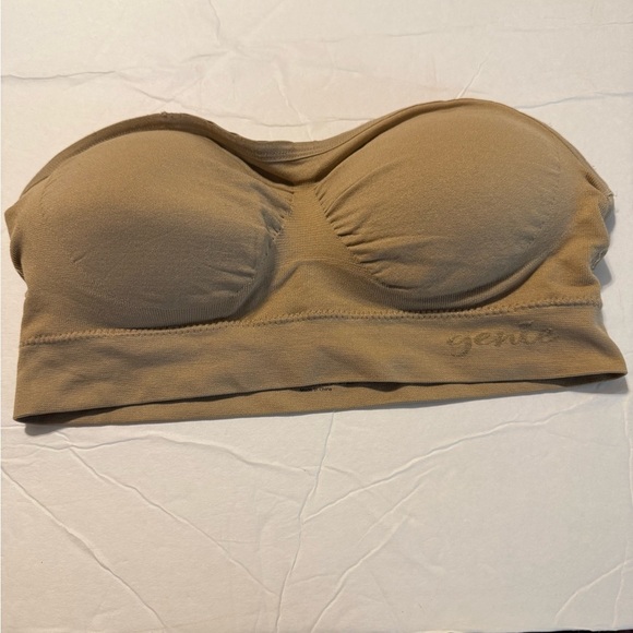 Tan Bandeau with Soft Stretchy Fabric - Picture 1 of 4